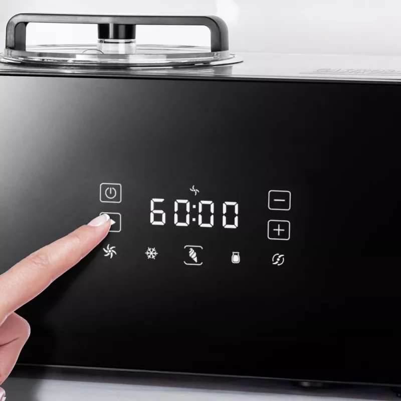 Traditional ice cream maker Gastroback Design Advanced Control 1.5 L 150 W Black Satin steel