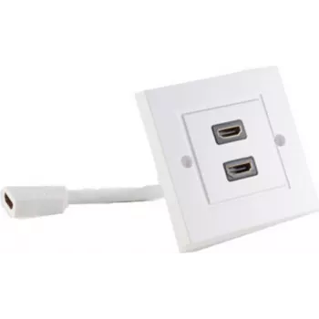Socket outlet 2 x HDMI ShiverPeaks 79510-2