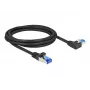 Network Cable DeLOCK RJ45 Cat.6A S/FTP 2m Black