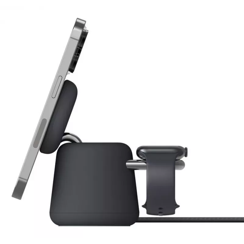 Wireless charger Belkin WIZ027VFH36 2‑in‑1 magnetic Qi2 15W for iPhone and Apple Watch
