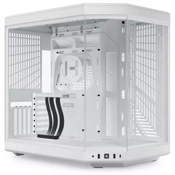PC Case HYTE Y70 Midi Tower White — supports EATX, GPU up to 42.2 cm, CPU cooler height 18 cm