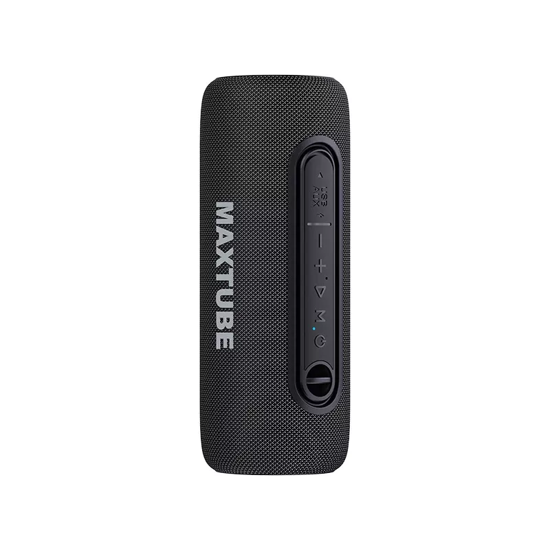 Speakers TRACER MaxTube 20W TWS Bluetooth, black — portable wireless audio, stereo sound