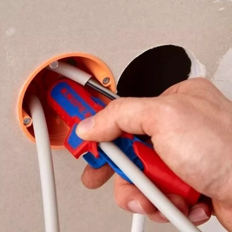 Stripping tool Knipex ErgoStrip PV 16 95 03 for PV cables, adjustable stop, ergonomic handle