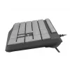 Wired full-size keyboard NATEC NKL-1507 USB QWERTY US International Grey/Black, 105 keys, numeric keypad