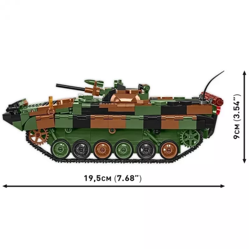 Block set Cobi Armed Forces BWP-1 2630 — Polish/Ukrainian amphibious infantry fighting vehicle model set