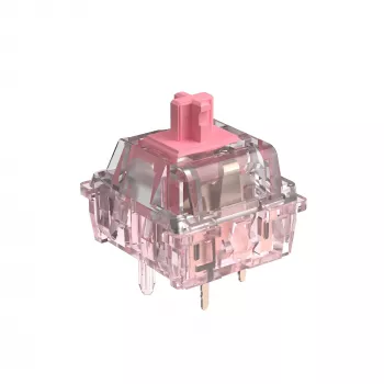 White Shark Venom Rose mechanical keyboard switches, 25 pcs