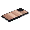 Smartphone case man and wood for iPhone 11 Pro — black sand color, protective shell
