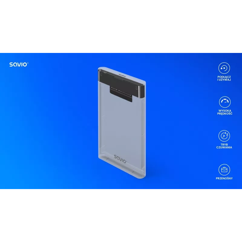 HDD/SSD enclosure Savio AK-66