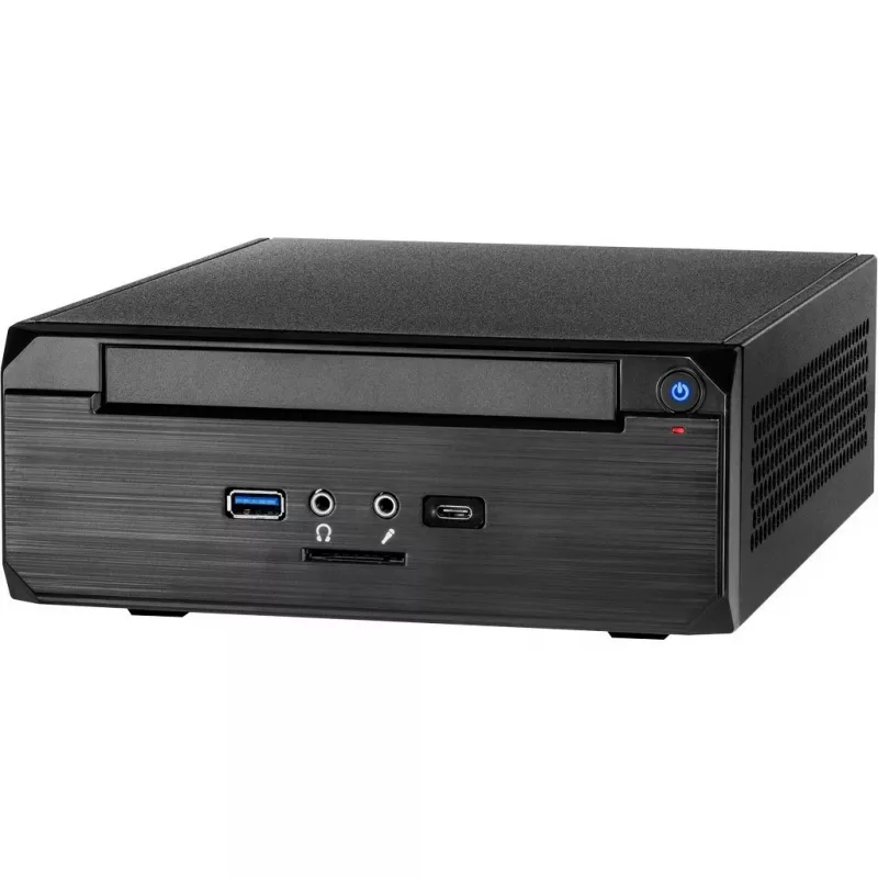INTER-TECH ITX MW-02 Type C 3.0 included ext USB 3.0 Type C-Connector included slim DVD bay (88881246)