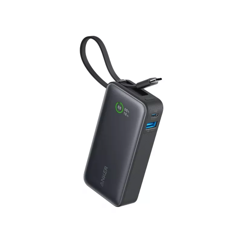 Powerbank 545 NANO 30W 10000mAh Built-In USB-C cable, black