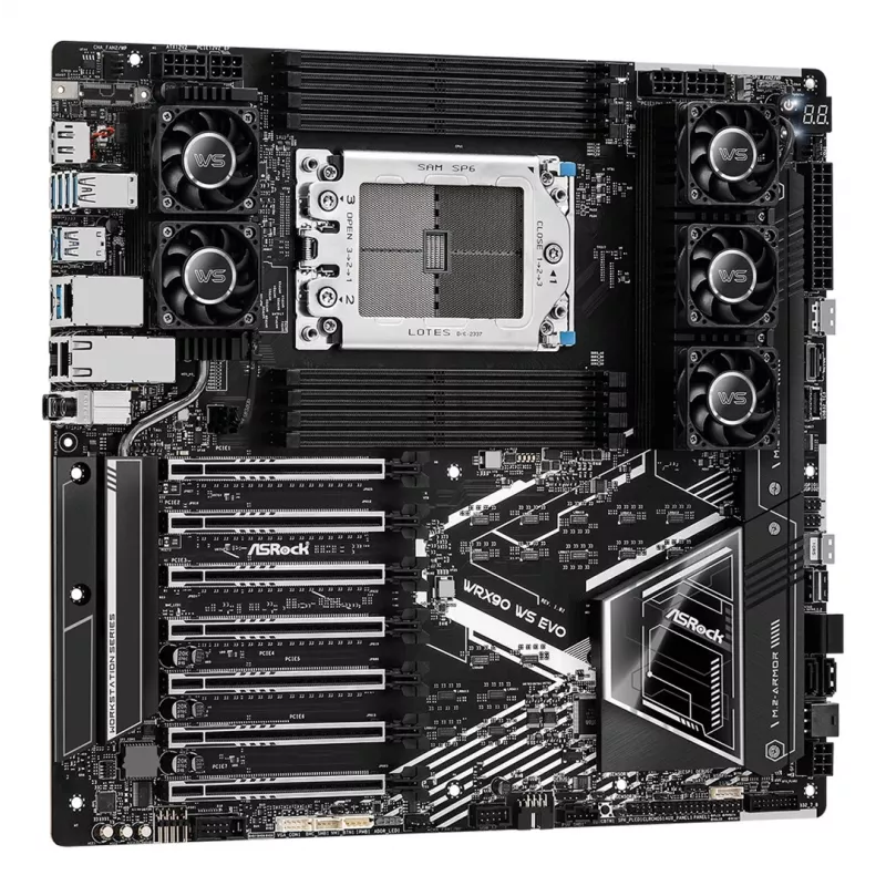 ASRock WRX90 WS EVO motherboard AMD WRX90 Socket sTR5 EEB