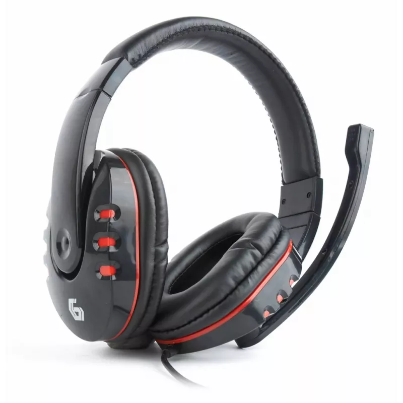 Gembird GHS-402 headphones/headset Wired headband Gaming Black