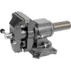 Engineer’s vice YATO YT-6505, cast iron, 10 cm clamp opening, swivel base, 11 kg