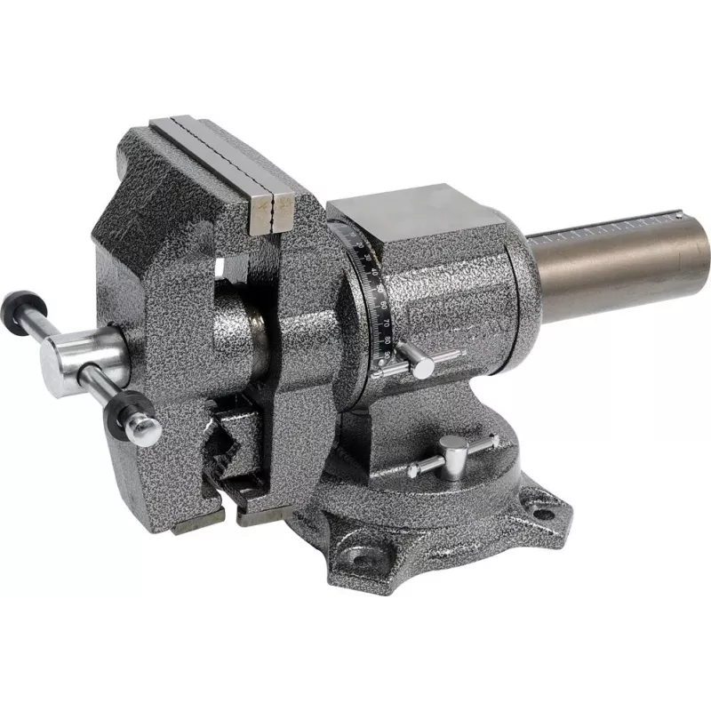 Engineer’s vice YATO YT-6505, cast iron, 10 cm clamp opening, swivel base, 11 kg