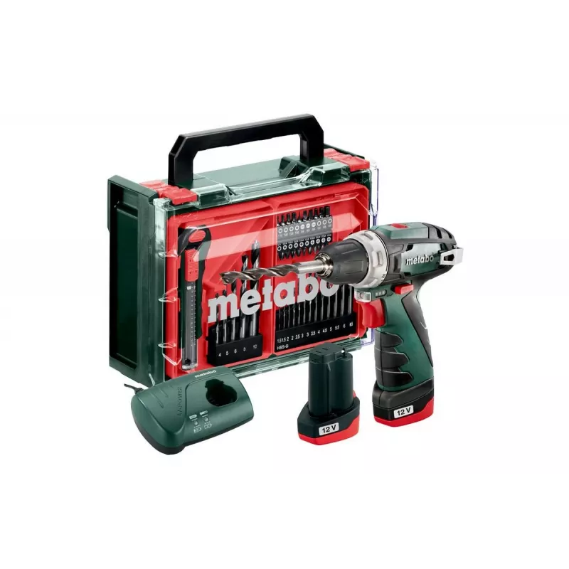 Cordless Drill Driver Metabo PowerMaxx BS Basic Set