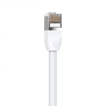 Ethernet patch cable UBIQUITI UACC-CABLE-PATCH-OUTDOOR-1M-W Cat5e RJ-45 to RJ-45, 1 m, white, S/UTP, TPE jacket