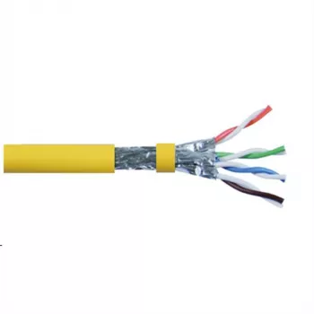 Networking Cable ROLINE 21.15.0005 100m Cat8 SF/UTP Yellow