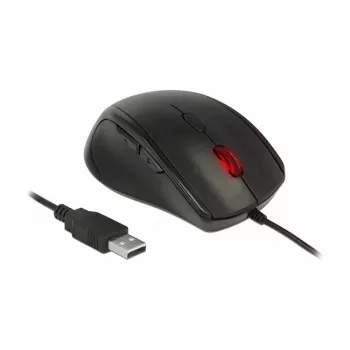 Mouse DeLOCK 12548 Office Left-hand USB Type-A Optical 2400 DPI
