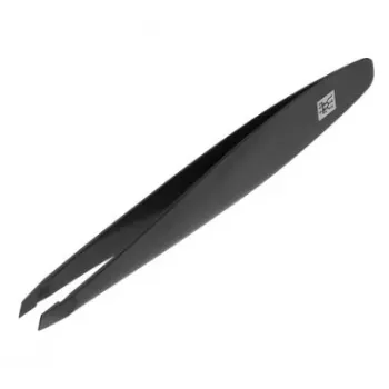 ZWILLING 47206-401-0 slanted cosmetic tweezer, black