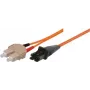 Tecline exertis Connect - Patch-Cable - SC multi-mode (M) to MT-RJ Multimodus (M) - 7.5 m - Fibre Optic - 50/125 micrometre - OM2 - orange (75007)