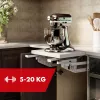 Kitchen cabinet extension MACLEAN MC-497 elevator for overhead cabinets, pull-up mechanism