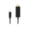 USB-c-zu-displayport-adapter Lanberg Ca-cmdp-10cu-0018-bk Black 1,8 M