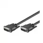 Wentronic Goobay DVI-D FullHD Cable Dual Link, Black, 2 m - DVI-D-Plug Dual-Link (24+1-Pin) > DVI-D-Plug Dual-Link (24+1-Pin) (50851)