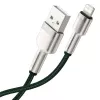 USB-A to Lightning cable Baseus 1 m, green