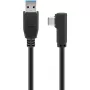 Goobay USB-C™ to USB A 3.0 Cable 90°, black, 1.5 m - USB 3.0-Plug (Type A) > USB-C™-Plug (66502)