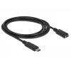 USB Cable DeLOCK 85534 USB 3.2 Gen 1 1.5m USB C Black
