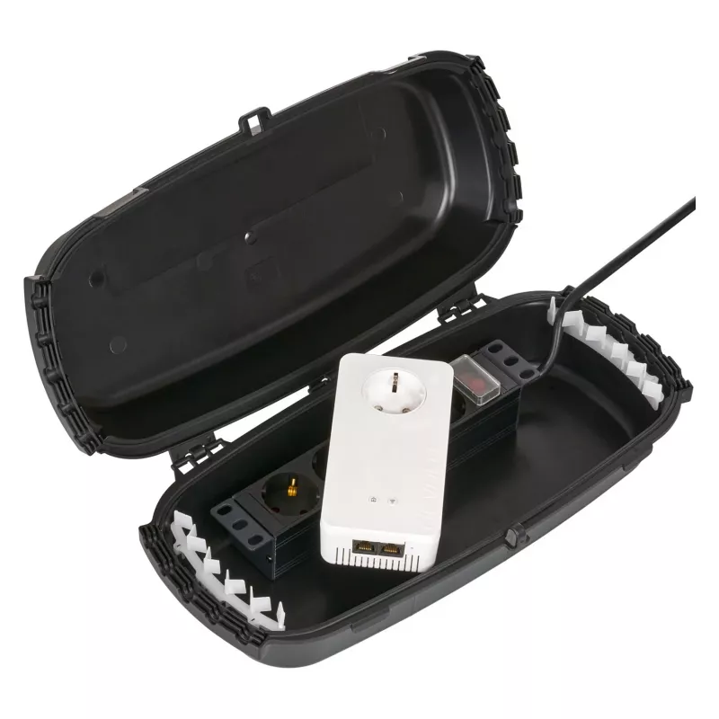 Outdoor-Box IP54 foldable black 32x22x13cm