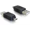 Adapter USB micro-B male to USB 2.0 A-male DeLOCK 65036 Black