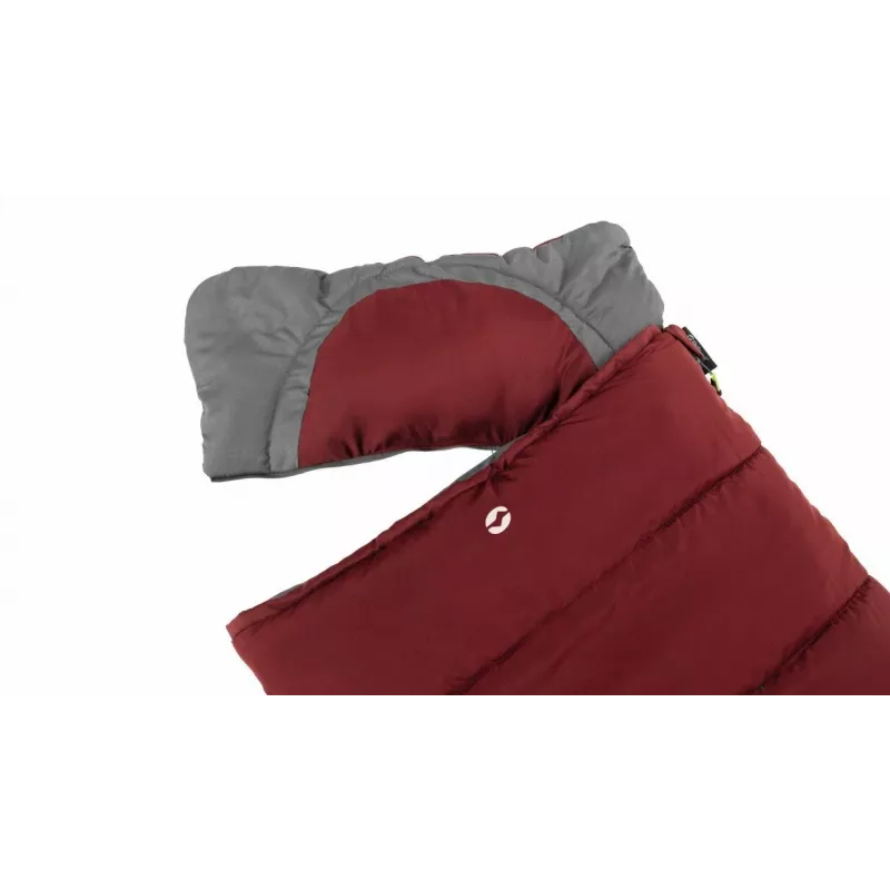 Sleeping bag Outwell Contour Junior rectangular polyester 170 cm x 70 cm, red