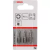 Screwdriver Bits Bosch Extra Hard 3 pcs PZ 2 25 mm