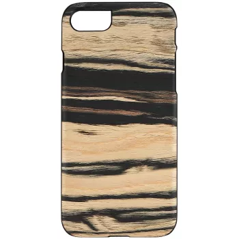 Phone case Man and Wood for iPhone 7/8 — white ebony black