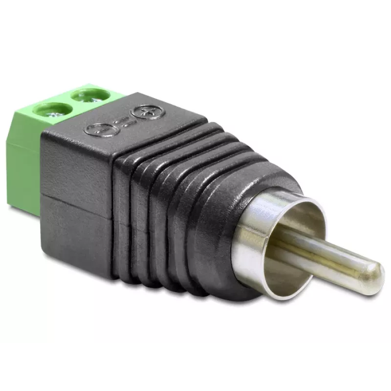 RCA Gender Changer DeLOCK 65417 Black Green Silver