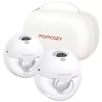 Momcozy M5 Double Breast Pump Gray, 160ml