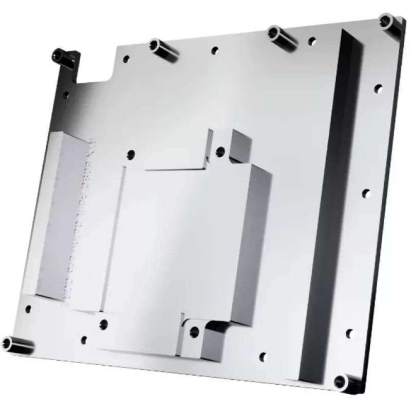 Backplate Alphacool 10260 Aluminium Chrome Copper Black 154mm