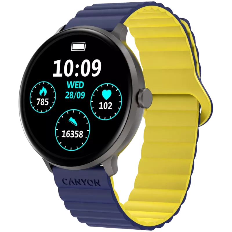 Canyon SW-69 - Jacky - smart watch - BT - color. LTPS display 1.3 - waterproof. IP68 - 25 sports