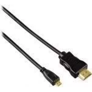 Hama HDMI 2m HDMI cable HDMI Type A (Standard) HDMI Type D (Micro) Black