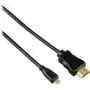 Hama HDMI 2m HDMI cable HDMI Type A (Standard) HDMI Type D (Micro) Black