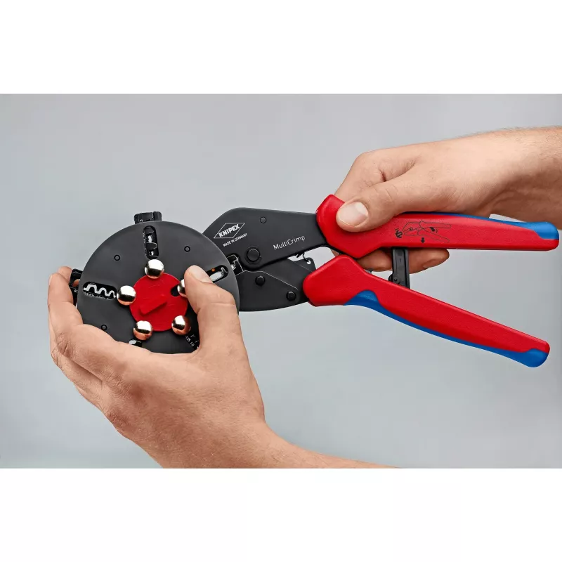 Knipex 97 33 02 cable crimper Crimping tool Blue, Red