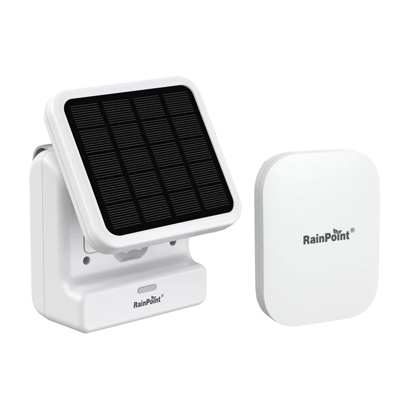 RainPoint smart solar water pump kit HTP115FR with HWG023WBRF gateway and app for garden irrigation