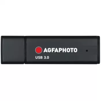 AgfaPhoto USB Flash Drive 3.0 - USB Flash Drive - 32GB - Black (10570)