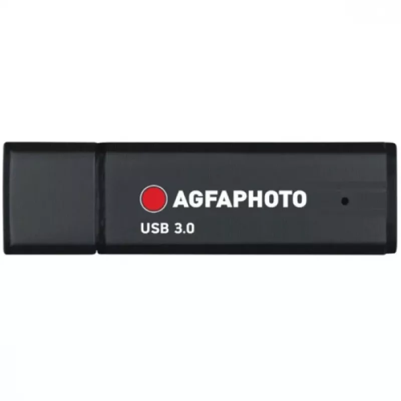 AgfaPhoto USB Flash Drive 3.0 - USB Flash Drive - 32GB - Black (10570)