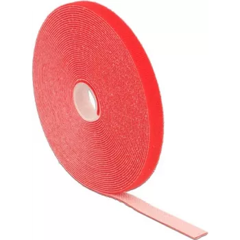 Hook/Loop Fastener DeLOCK 18720 Red 13mm 10m