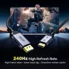 Unitek C1626GY01-1.5M DisplayPort 2.1 cable, 8K@120Hz, 1.5 m, Black/Grey
