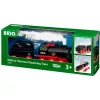 Brio Battery-Powered Steam Locomotive with Water Tank, Ages 3+