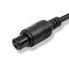 E-bike charger QOLTEC 36V–42V 2A with GX12 3-pin connector