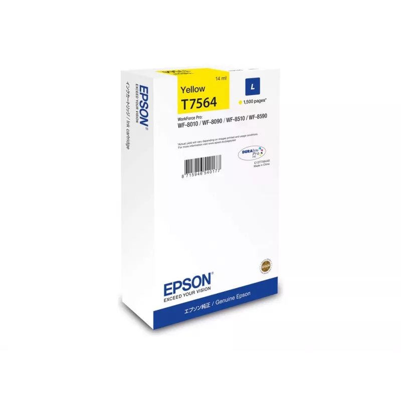 Epson C13T75644N ink cartridge 1 pc(s) Original High (L) Yield Yellow